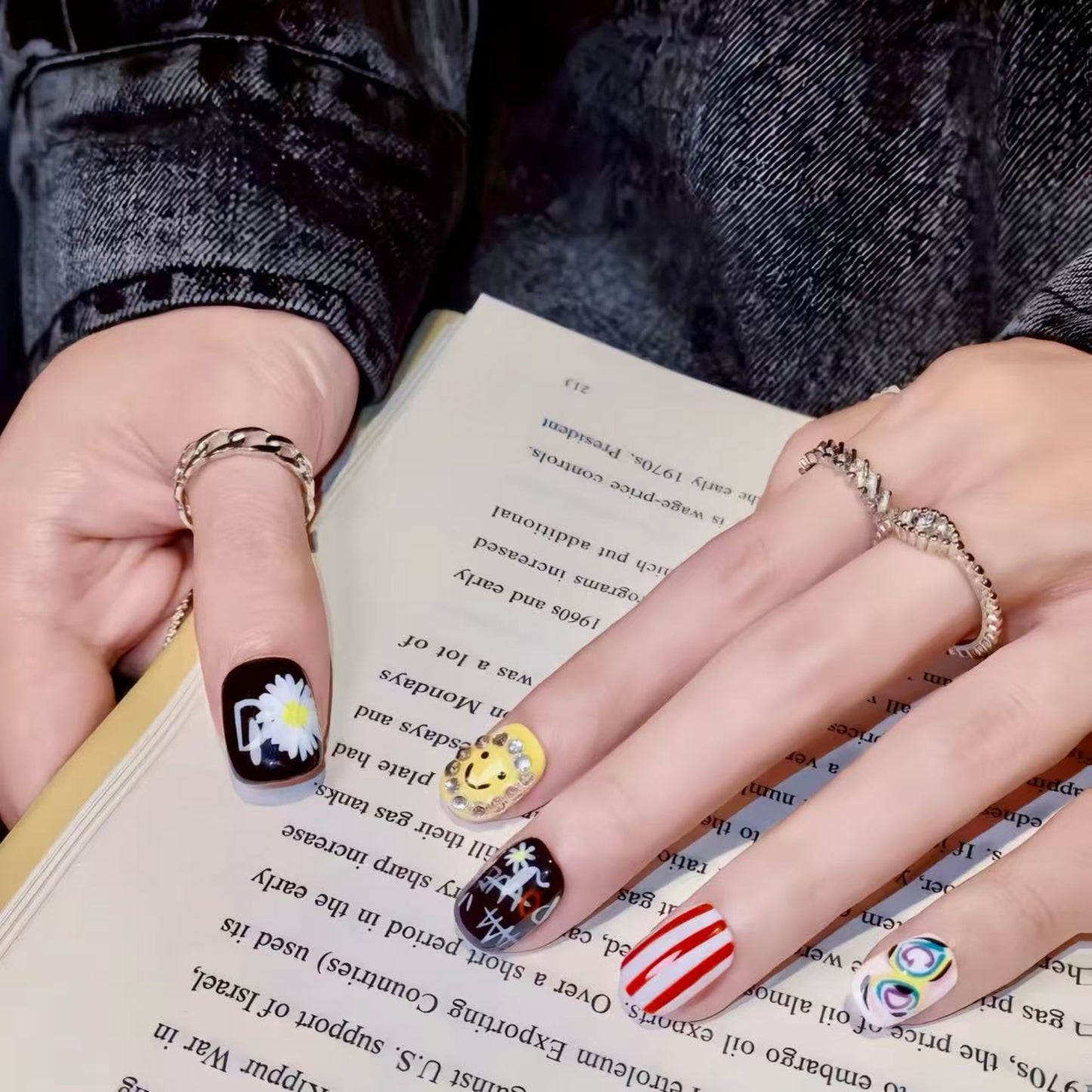 Men's Nails - Graffiti Style