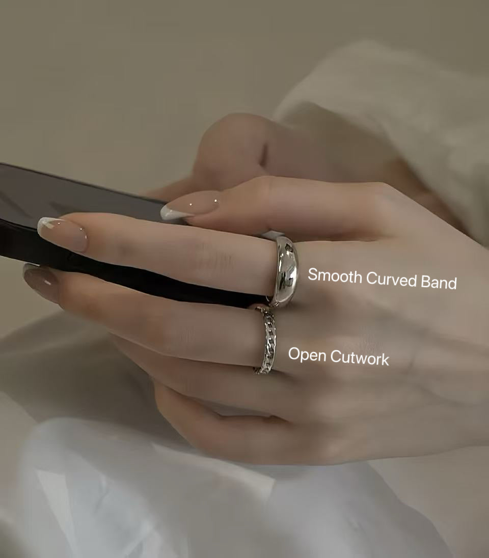 S925 Sterling Silver Ring Combinations