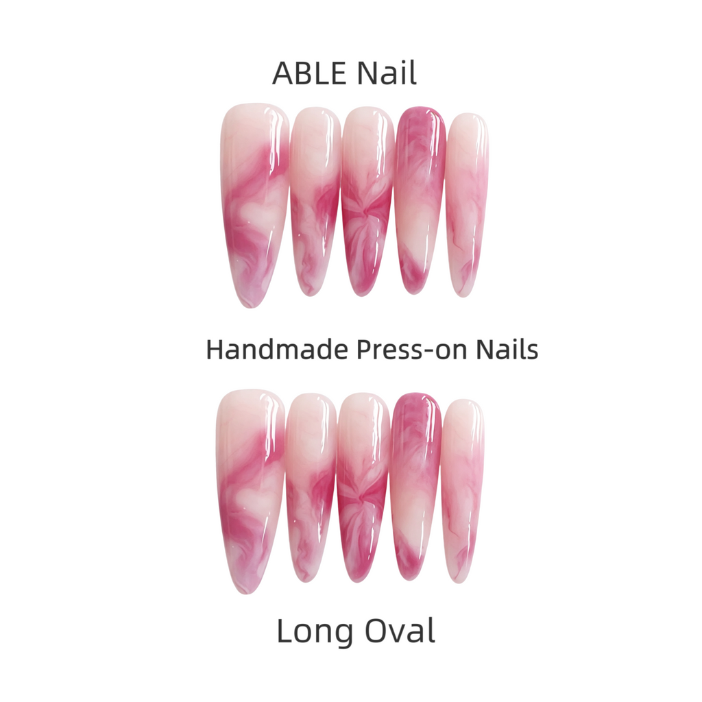 Blush Pink Marble Swirl