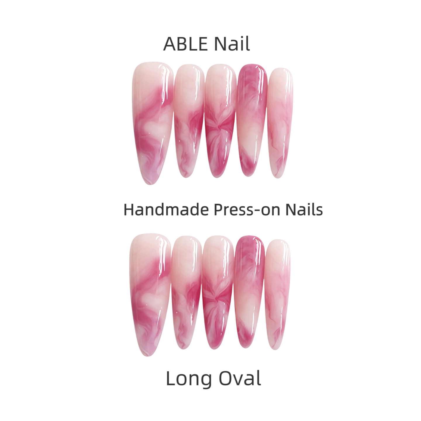 Blush Pink Marble Swirl