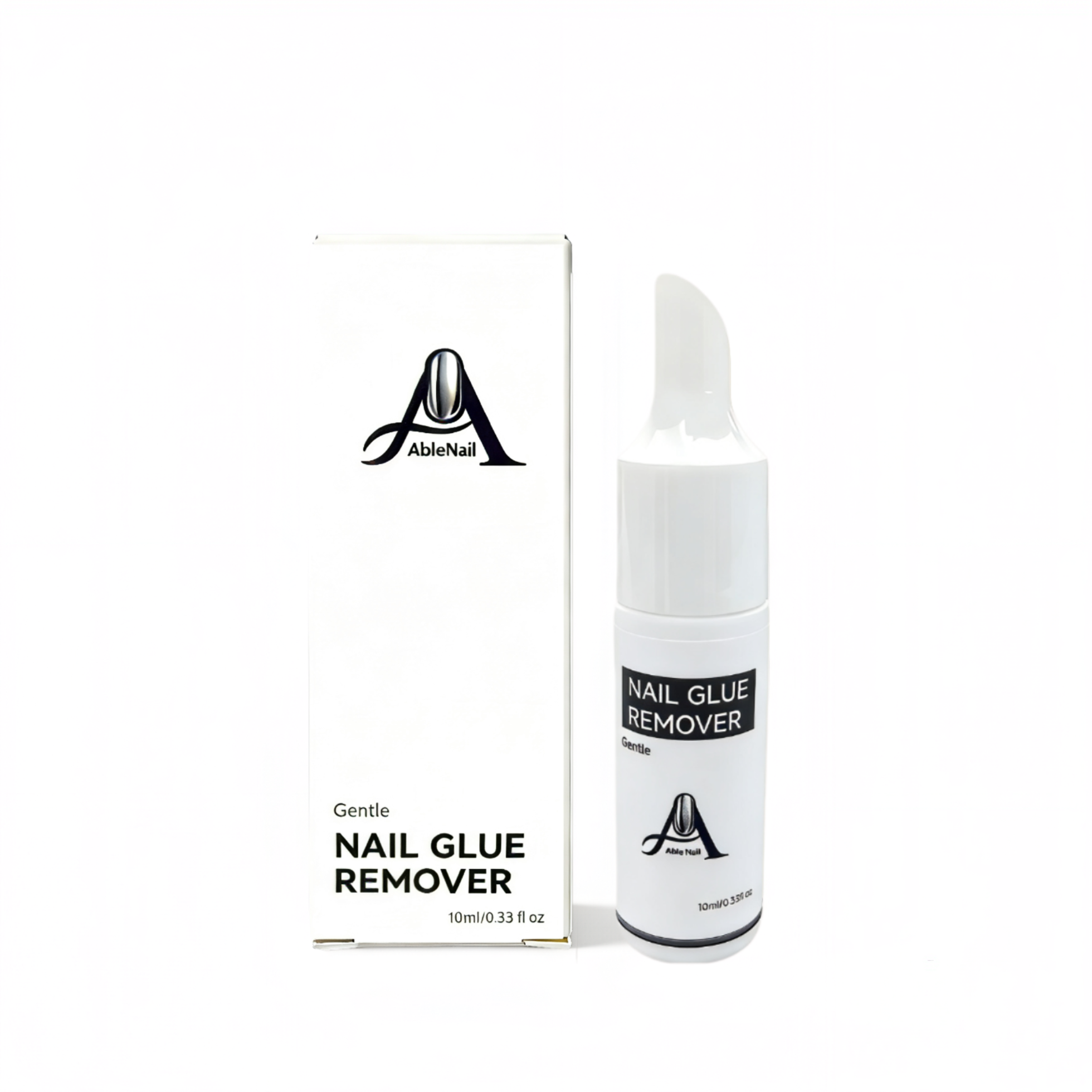 AbleNail nail glue remover bottle on a white background