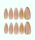 Gold Foil Jade Glass