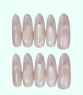 Nude Diagonal Stripe