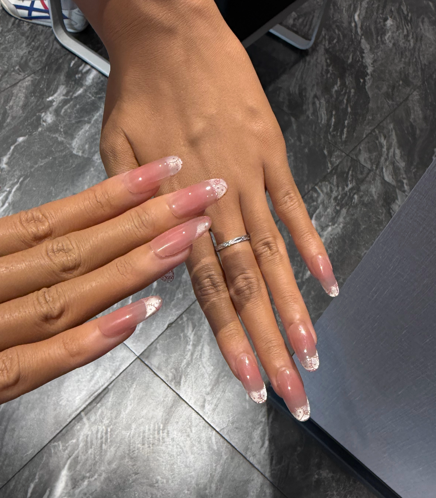 Pink Gradient Hello Kitty French