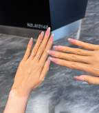 Pink Gradient Hello Kitty French
